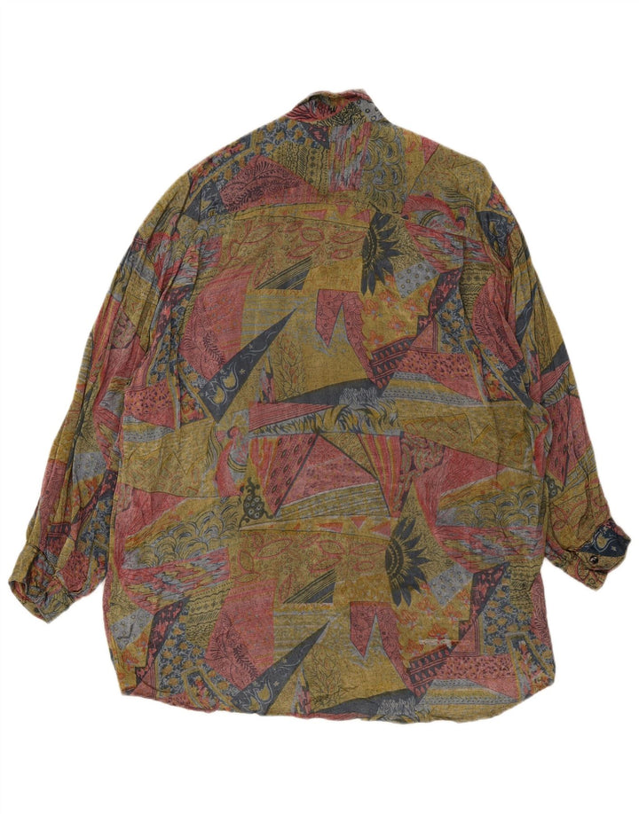 Camicia da uomo C&A taglia 39/40 Viscosa geometrica multicolore media