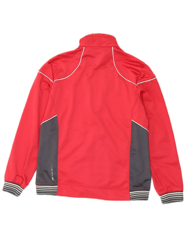 Giacca da tuta da donna Asics UK 18 XL Poliestere color block rosa