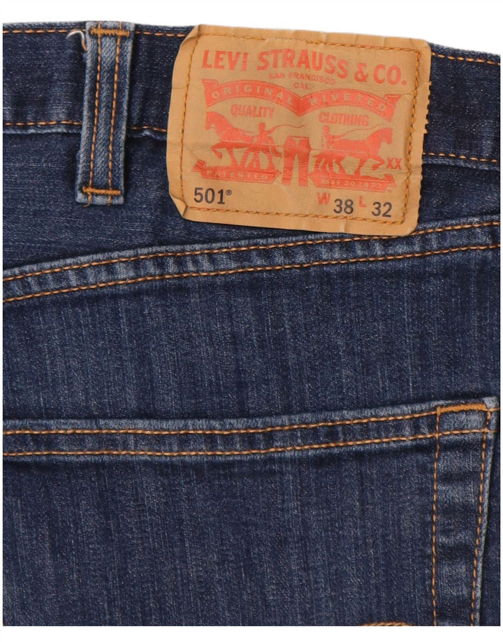 Levi's Uomo 501 Jeans dritti W38 L32 Cotone blu navy