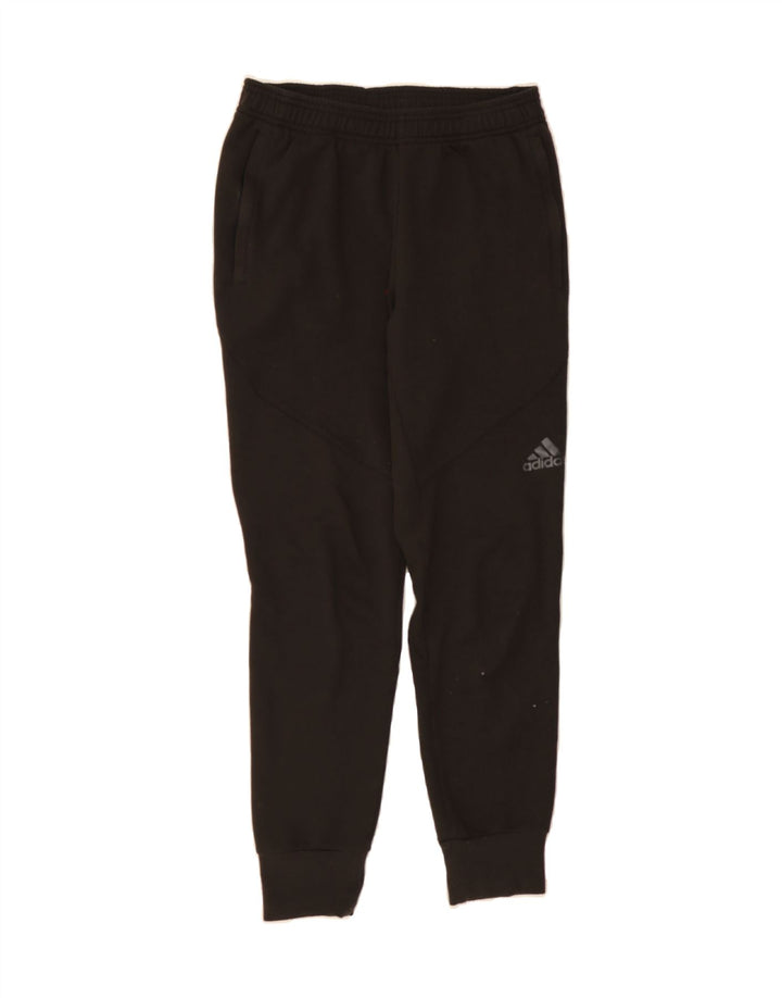 ADIDAS Mens Climalite Tracksuit Trousers Joggers Medium Black Cotton Vintage Adidas and Second-Hand Adidas from Messina Hembry 