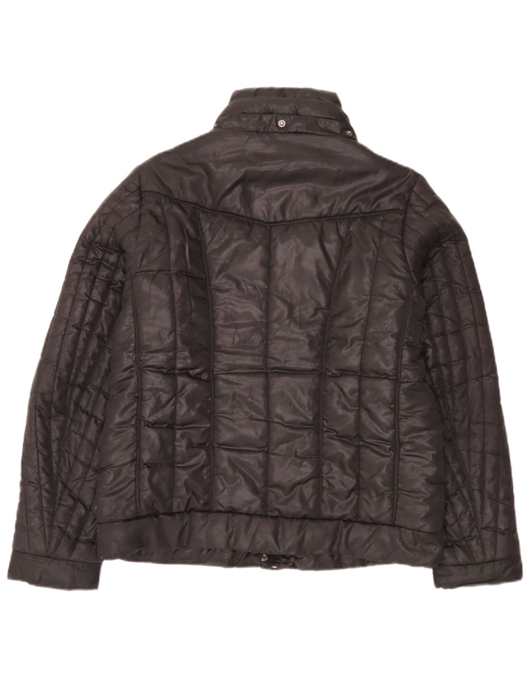 Giacca imbottita da donna Tommy Hilfiger UK 16 grande poliestere nero