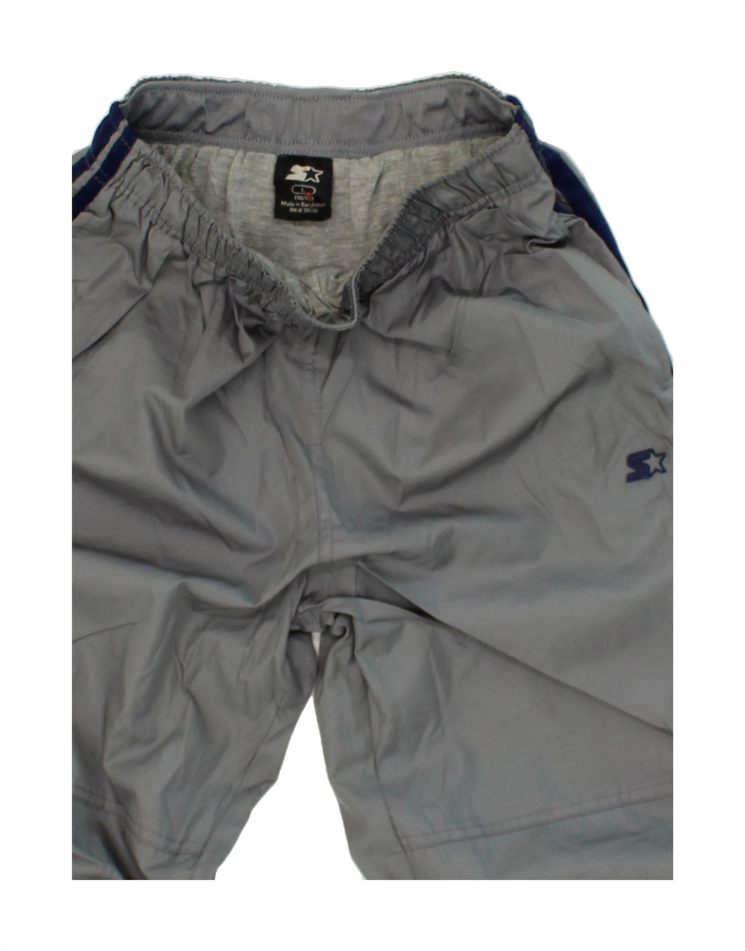 STARTER Girls Tracksuit Trousers 10-11 Years  Large  Grey Polyester Vintage Starter and Second-Hand Starter from Messina Hembry 