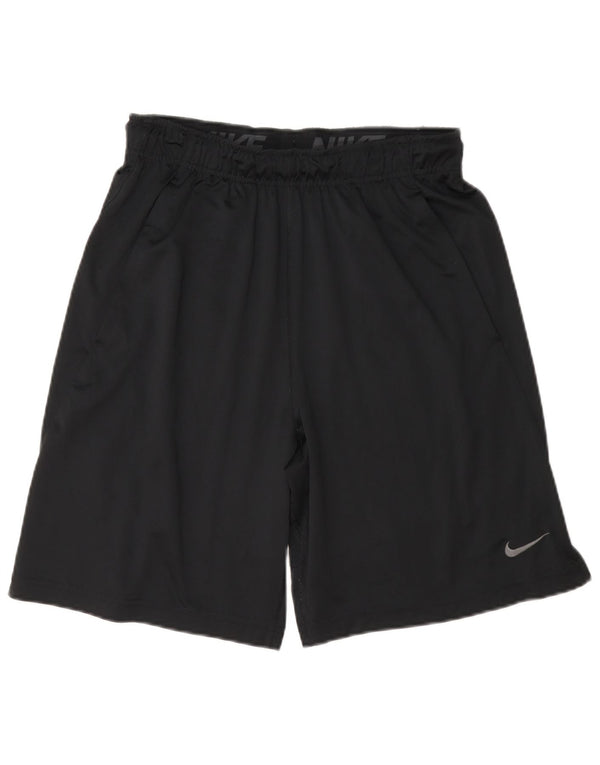 Pantaloncini sportivi Nike Dri Fit da uomo piccoli in poliestere nero