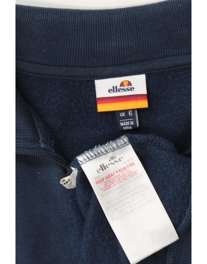 Felpa grafica oversize da donna Ellesse UK 6 XS Blu navy