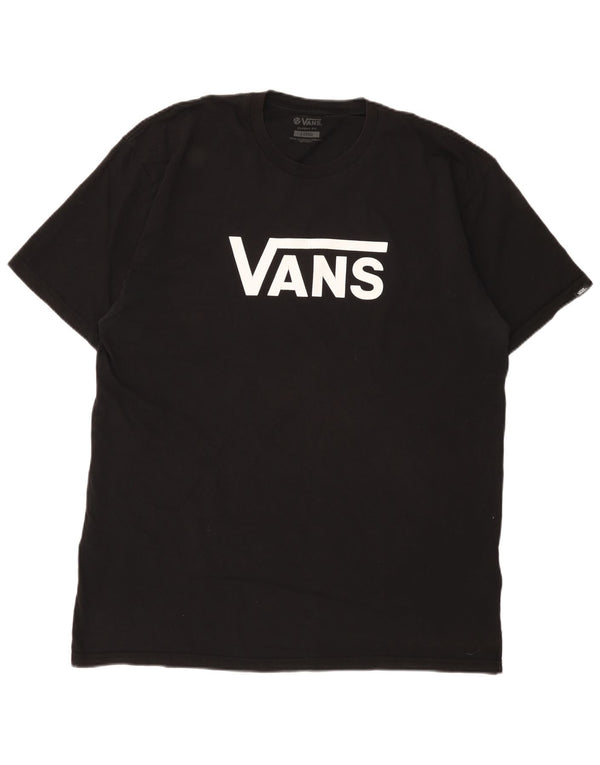 T-shirt grafica da uomo Vans Classic Fit XL in cotone nero