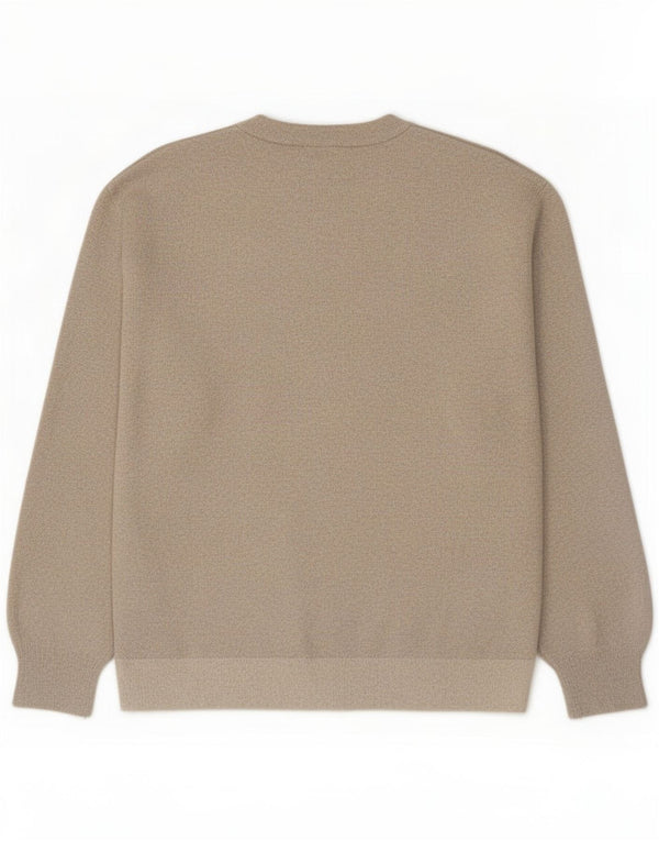 Zara Girls Graphic Boat Neck Jumper Sweater 13-14 Years Grey Flecked