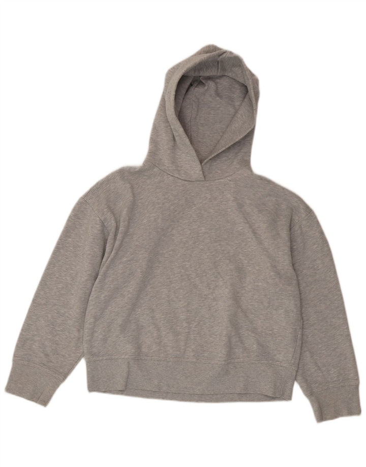 Maglione oversize con cappuccio da donna Zara UK 14 Poliestere grigio medio