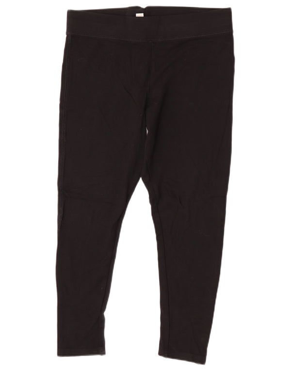 Topshop Leggings Capri da donna UK 12 viscosa nera media
