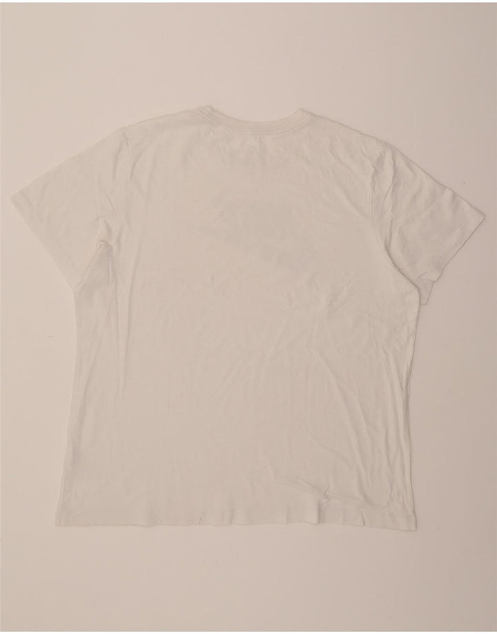 NIKE Mens Graphic T-Shirt Top XL White Cotton Vintage Nike and Second-Hand Nike from Messina Hembry 