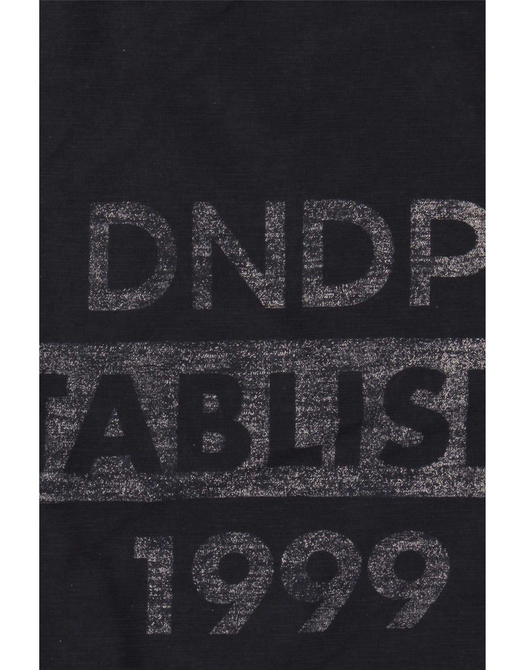 Dondup T-shirt grafica da uomo Top in cotone blu navy medio
