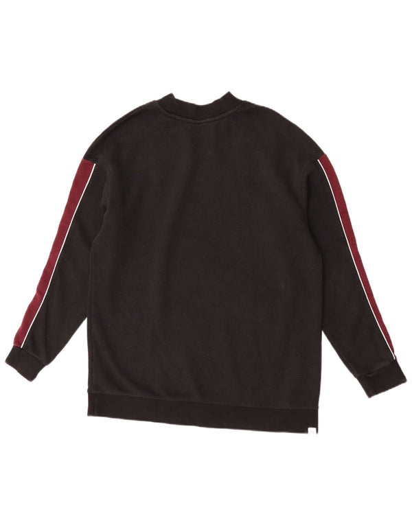 Felpa da donna Puma Jumper UK 12 Medium Black Colourblock in cotone