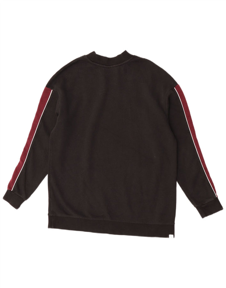 Felpa da donna Puma Jumper UK 12 Medium Black Colourblock in cotone
