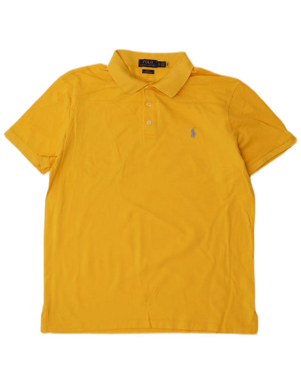 Polo Ralph Lauren Mens Slim Fit Polo Shirt XL Yellow