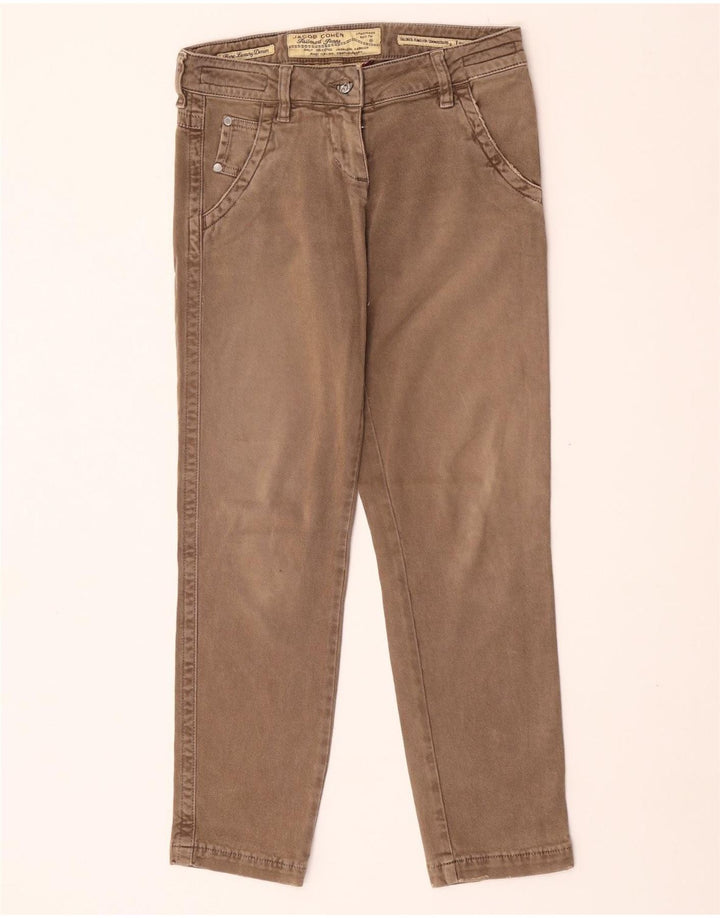 Jeans slim su misura da donna Jacob Cohen W27 L28 cotone marrone