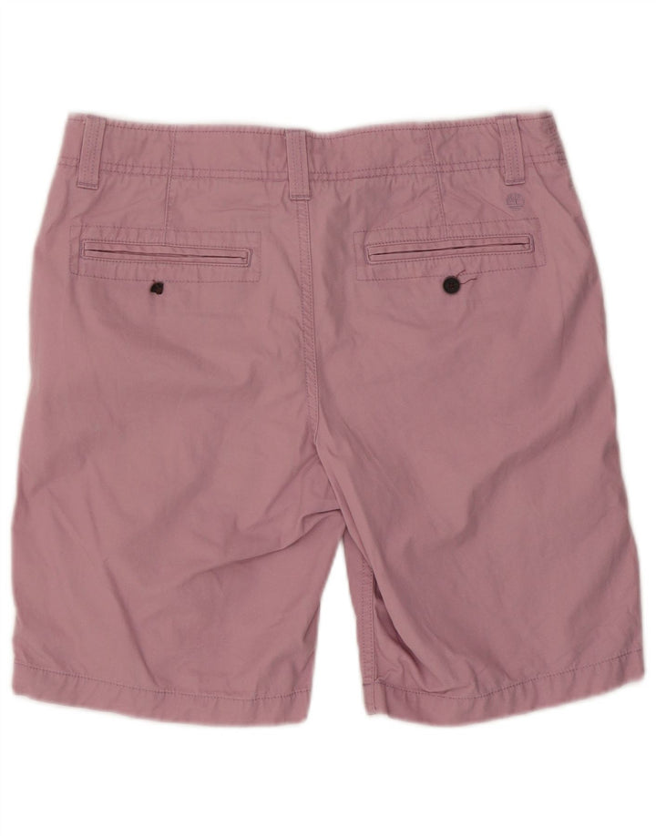 Pantaloncini chino da uomo Timberland W32 cotone rosa medio