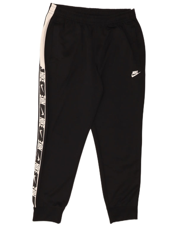 Pantaloni da tuta con grafica Nike da uomo, pantaloni da jogging, grandi, colore nero