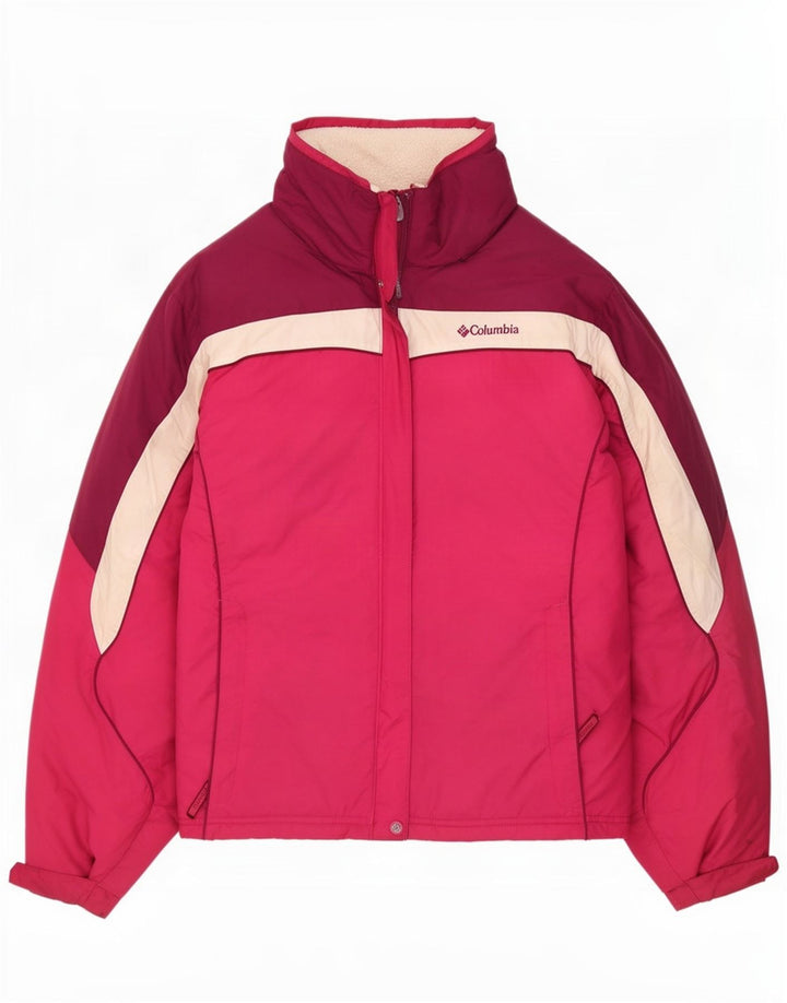 Giacca da sci per ragazze Columbia 15-16 anni Poliestere color block rosa