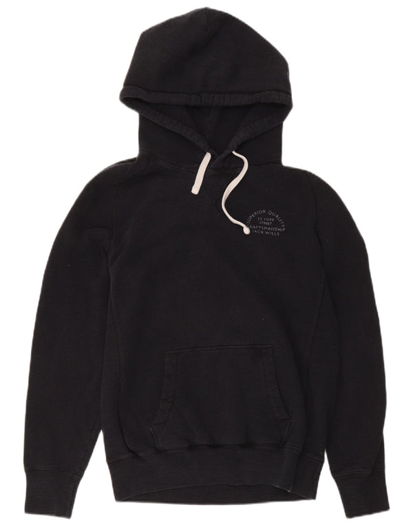 Maglione con cappuccio da uomo Jack Wills XS in cotone nero
