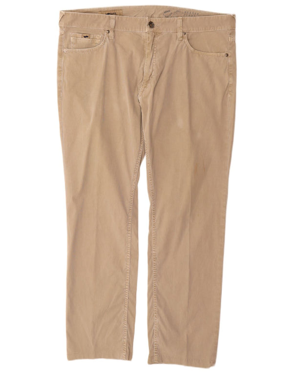 Pantaloni casual dritti da uomo GAS W40 L30 in cotone beige