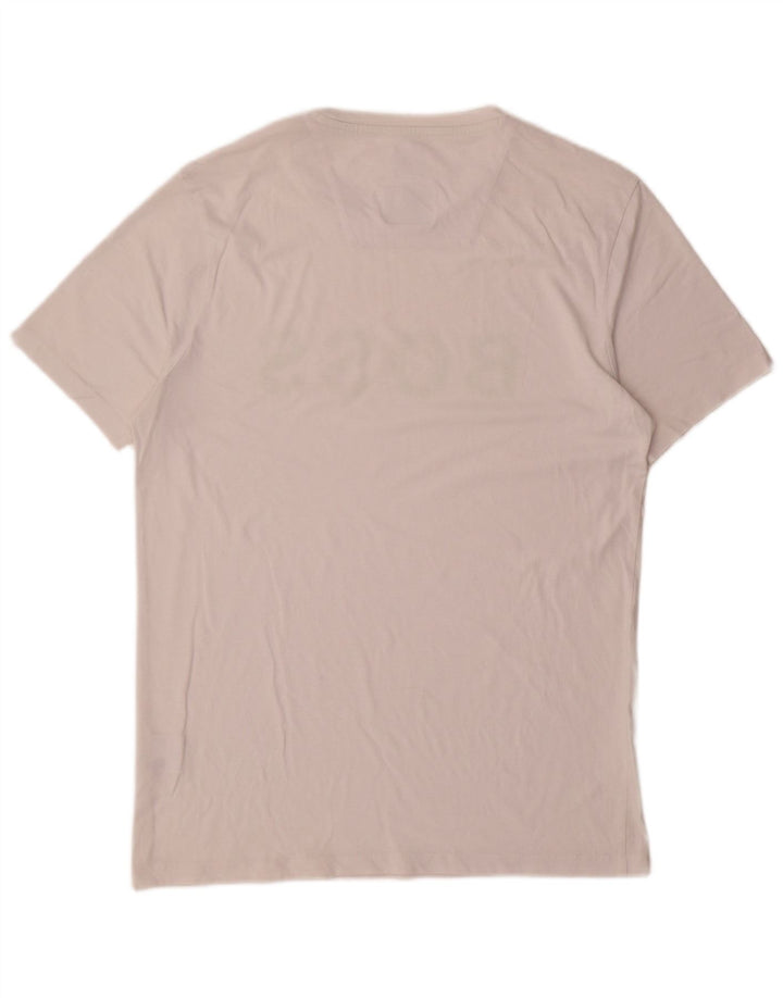 T-shirt grafica da uomo Hugo Boss Top in cotone bianco medio