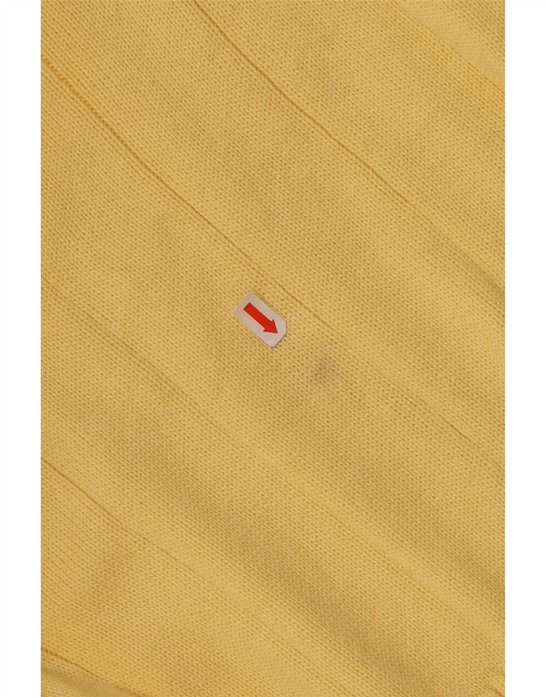 TOMMY HILFIGER Maglione da uomo con scollo a V XL in cotone giallo