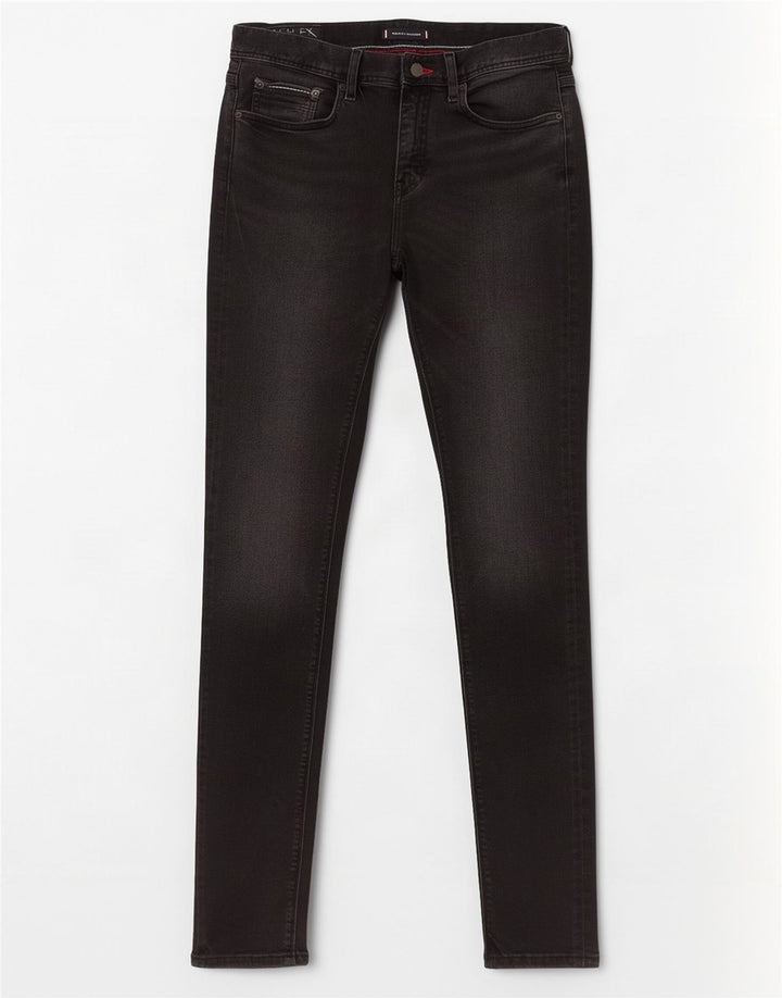 Tommy Hilfiger Uomo Bleecker Slim Jeans W33 L32 Cotone Nero