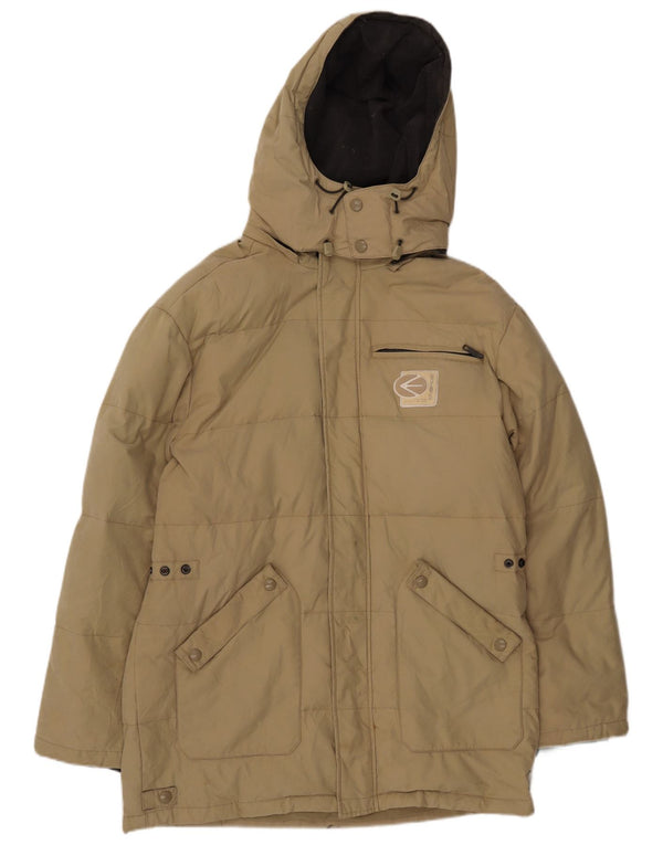 Giacca imbottita con cappuccio da uomo Energie UK 40 Large Beige Nylon