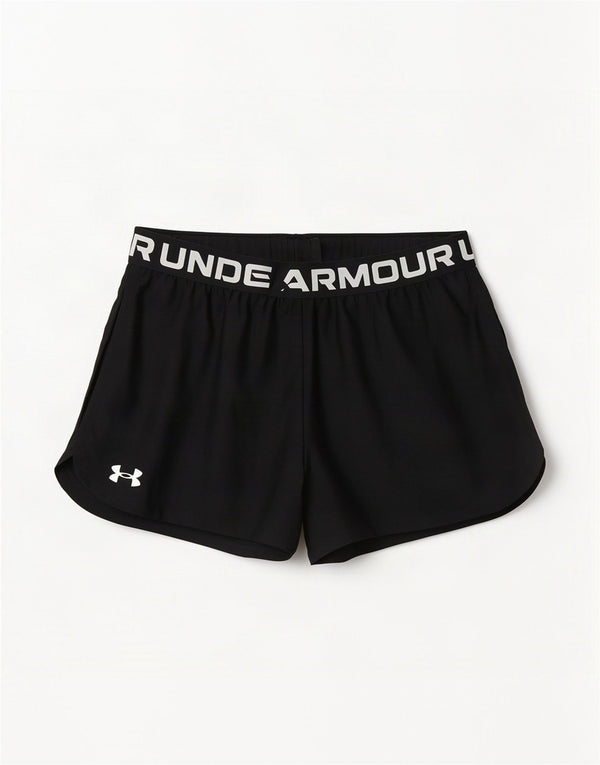 Pantaloncini sportivi Under Armour per ragazze Heat Gear vestibilità ampia 13-14 anni XL neri