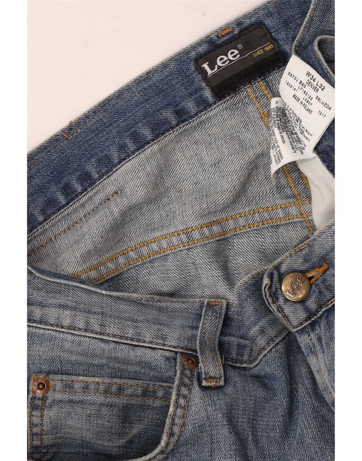 Jeans Lee da uomo Denver Bootcut W34 L32 cotone blu