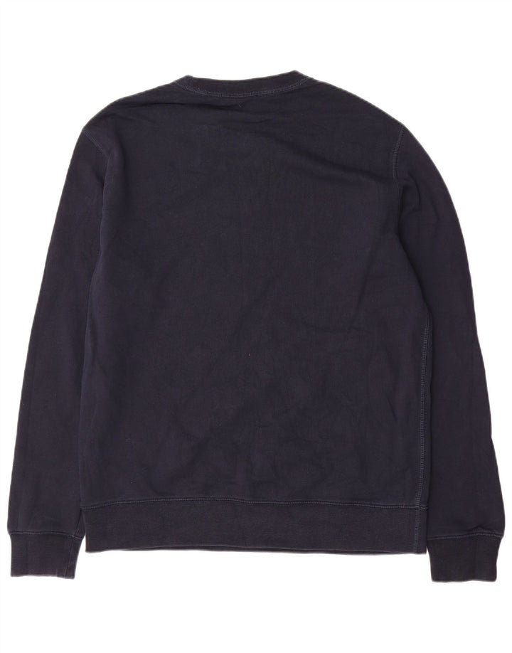 Felpa da uomo Marks & Spencer, grande, in cotone blu navy