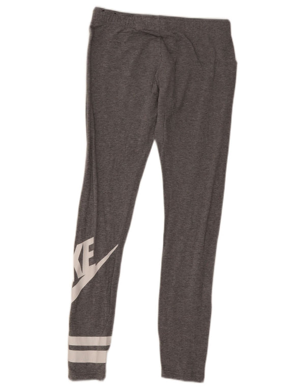Leggings grafici Nike per ragazze 12-13 anni, grandi, grigi, sportivi