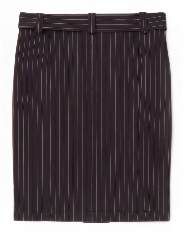 Gonna a tubino da donna Calvin Klein media W29 cotone gessato blu navy