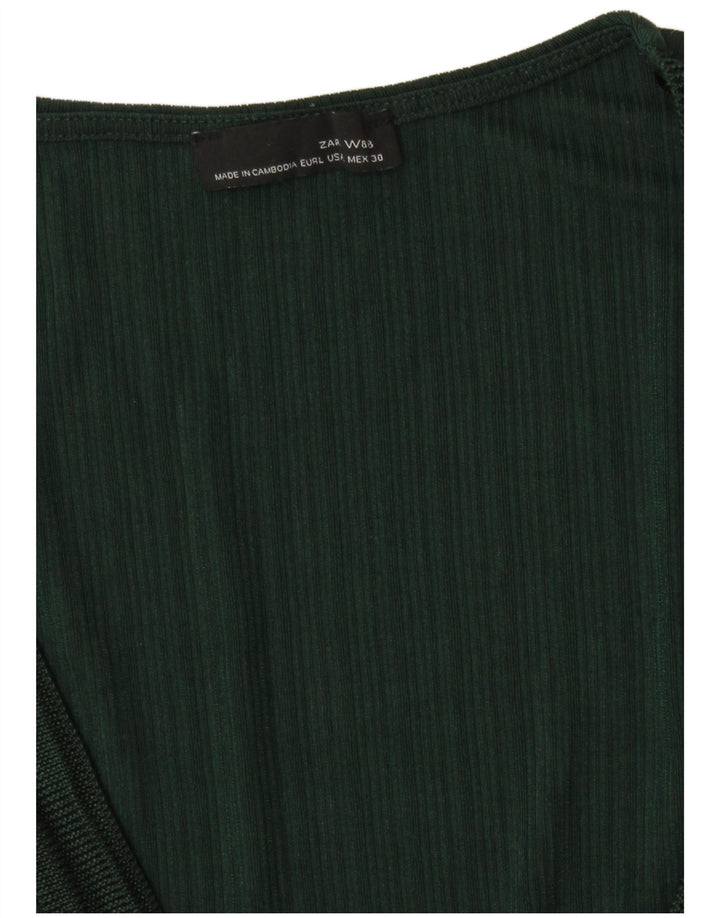 Abito basic da donna Zara UK 14 grande verde