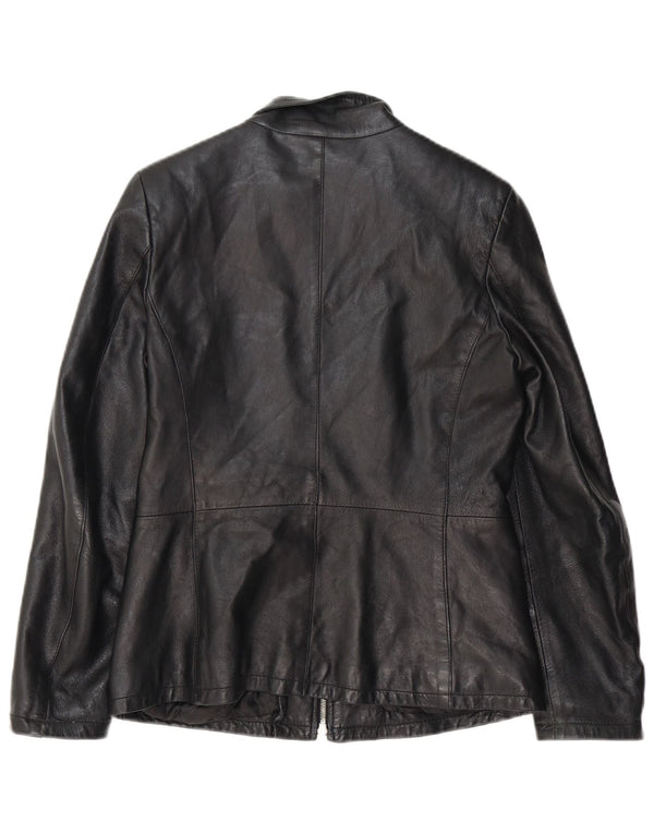 Giacca in pelle da donna Coconuda UK 12 Pelle nera media