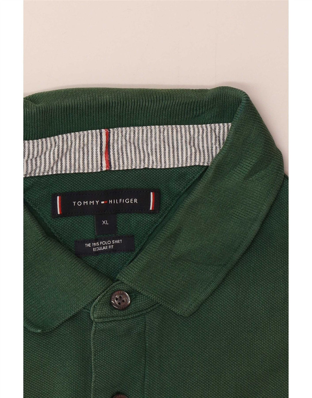 Polo da uomo vestibilità regolare Tommy Hilfiger XL verde