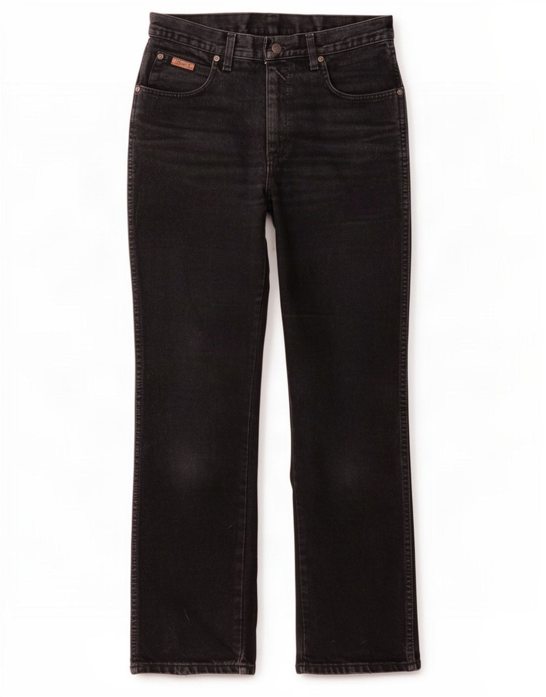 Jeans dritti da uomo Wrangler Texas W31 L32 cotone nero