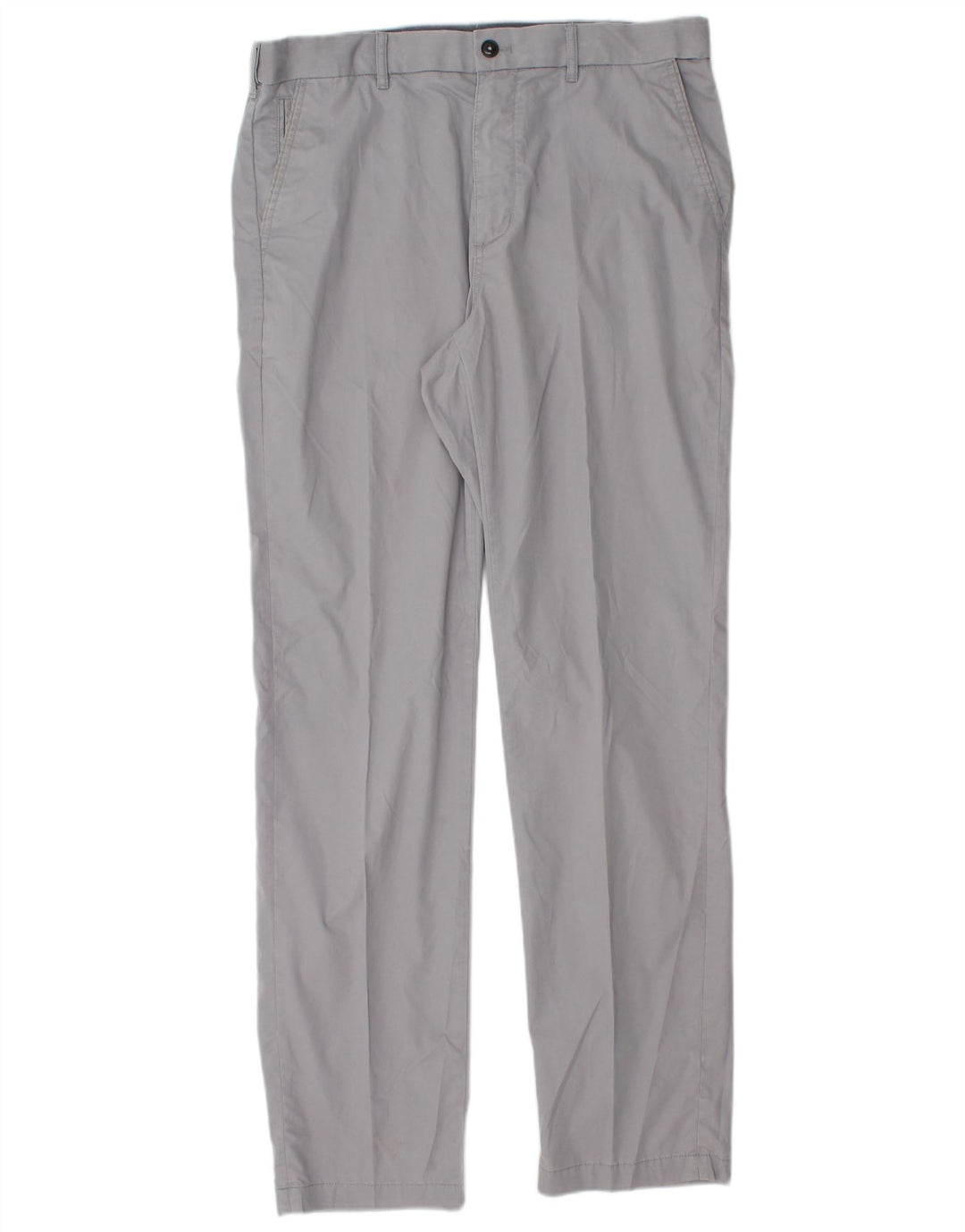 Pantaloni chino vestibilità regolare Marks & Spencer da uomo blu Harbour W34 L33 grigi