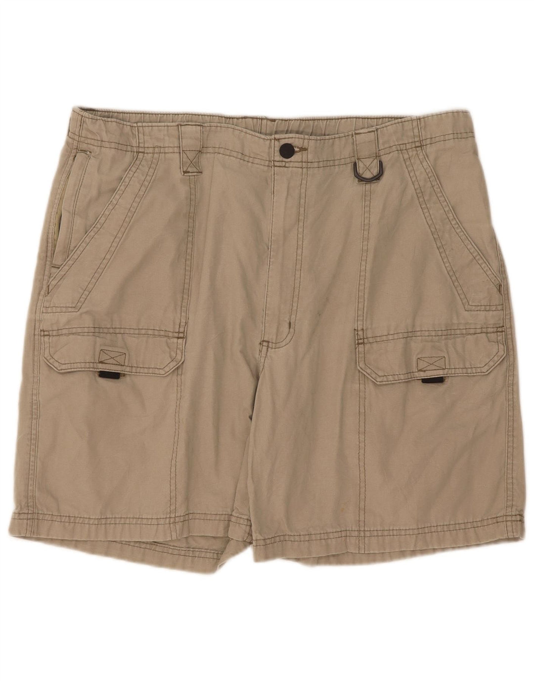 Pantaloncini cargo da uomo Wrangler W38 XL in cotone beige