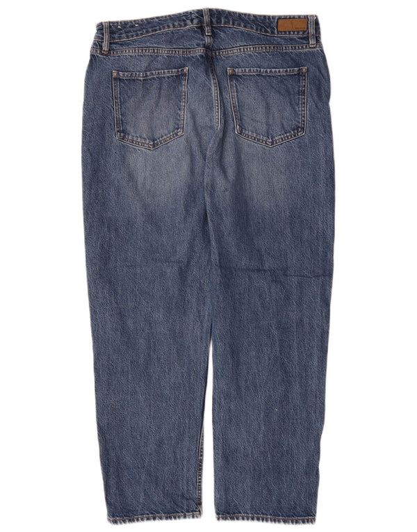 Fat Face Womens Straight Jeans UK 16 Large W32 L26 Blue Cotton