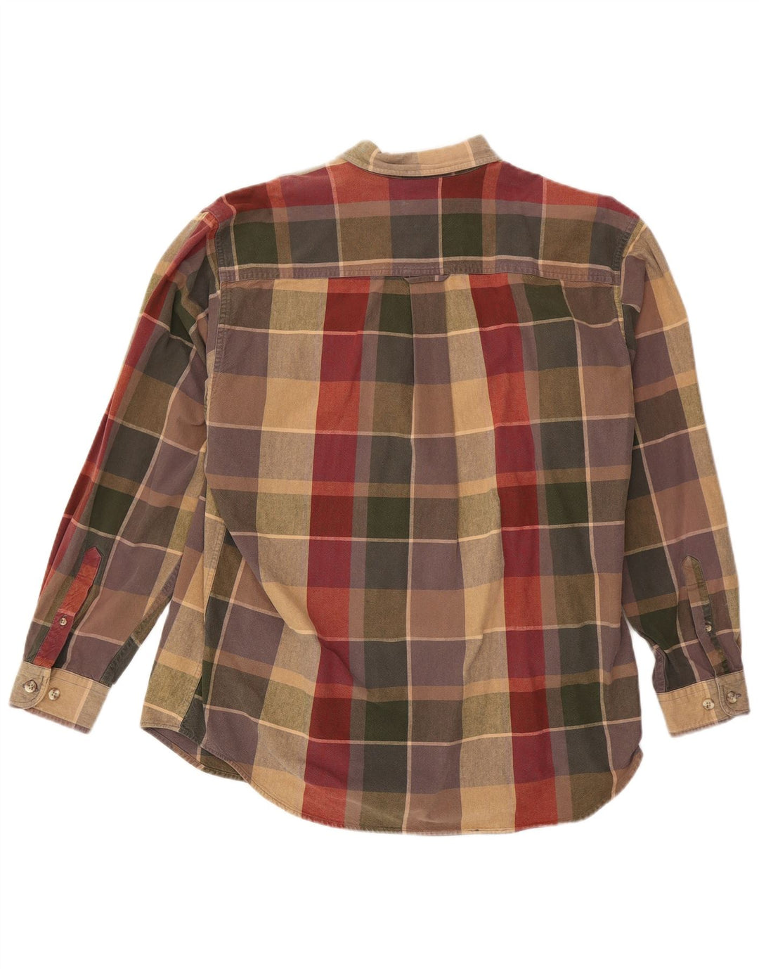 EDDIE BAUER Camicia da uomo vestibilità regolare XL in cotone a quadri multicolore