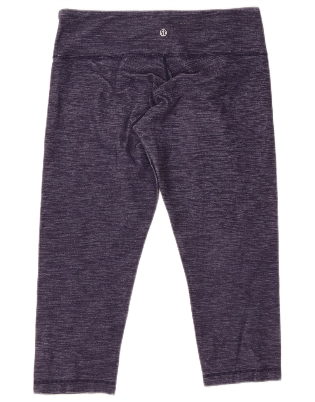 LULULEMON Leggings Capri da donna US 8 Gessato viola medio