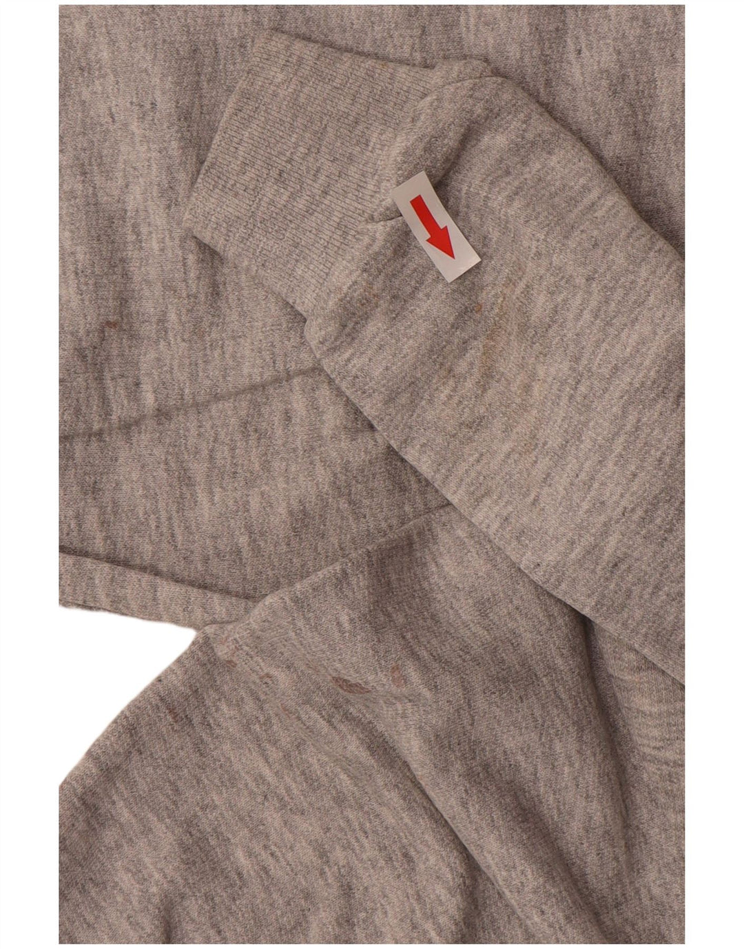 Felpa da uomo Wrangler Maglione grande cotone a righe grigie