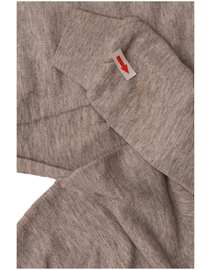 Felpa da uomo Wrangler Maglione grande cotone a righe grigie