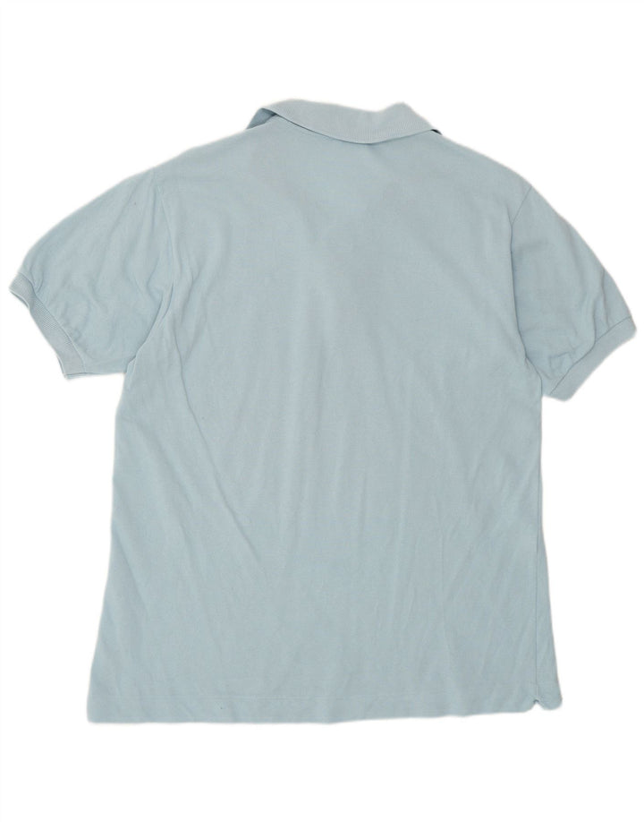 Polo da uomo Lacoste taglia 4 in cotone blu medio