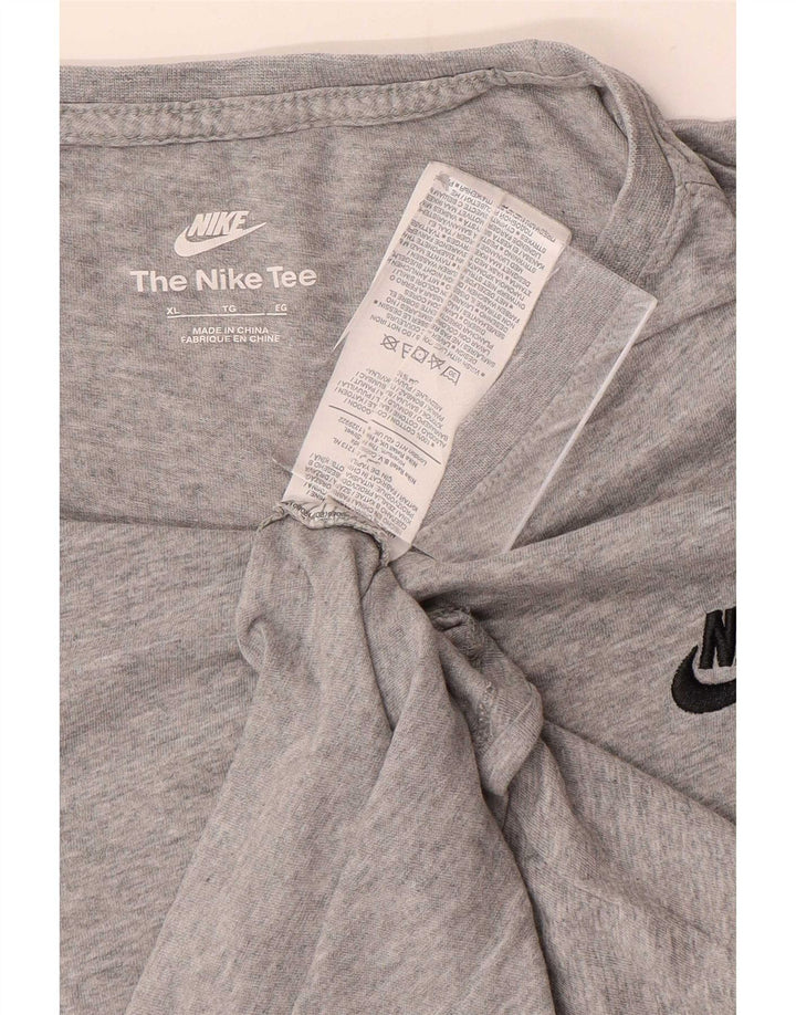 T-shirt Nike da uomo Top XL in cotone grigio