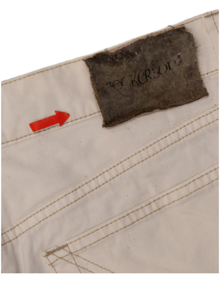 Jeans dritti da uomo Jeckerson W34 L34 cotone bianco