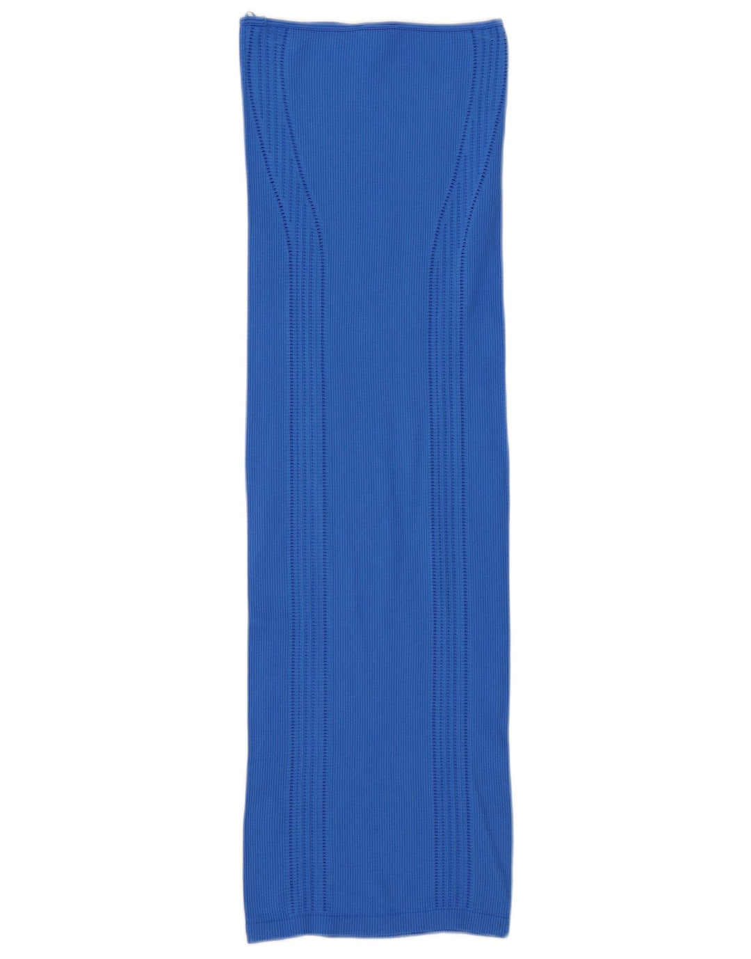 Abito senza spalline da donna Zara UK 4 XS blu poliammide