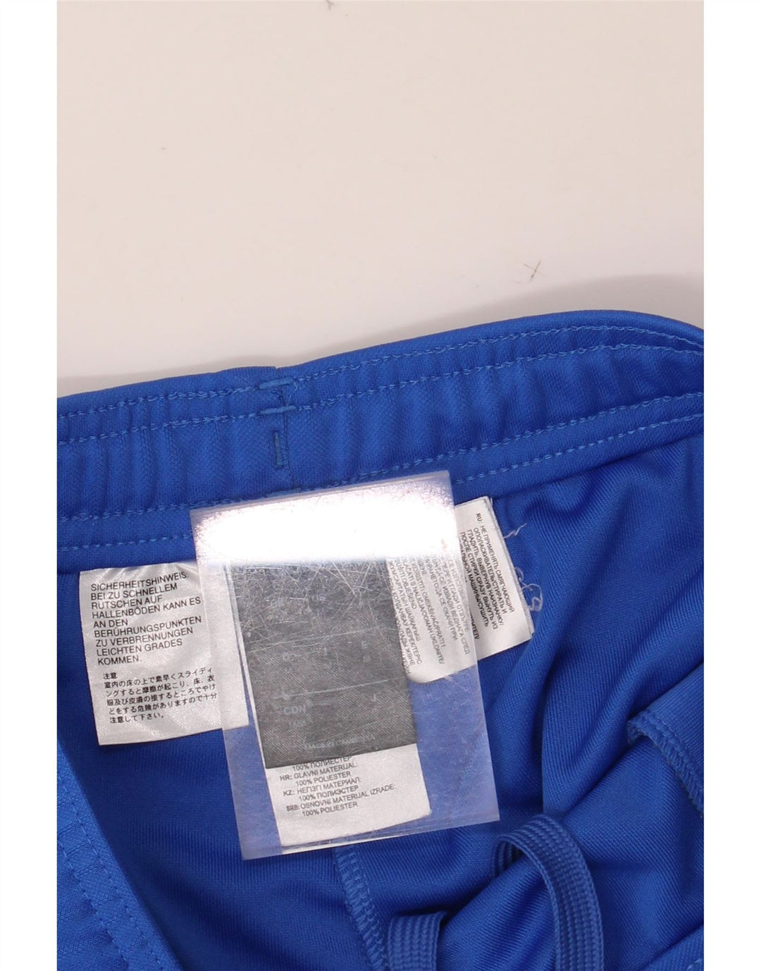 ADIDAS Mens Climalite Tracksuit Trousers Medium Blue Polyester