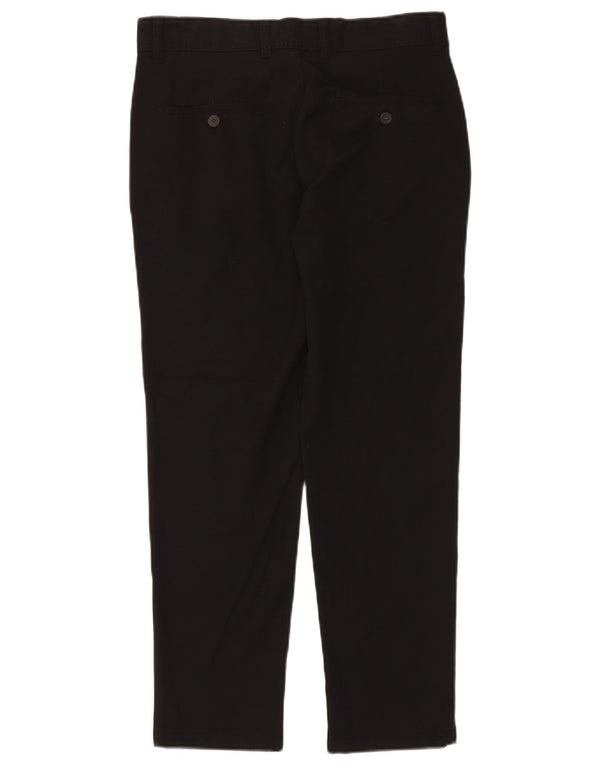 Pantaloni chino slim da uomo Zara EU 38 piccoli W30 L28 neri