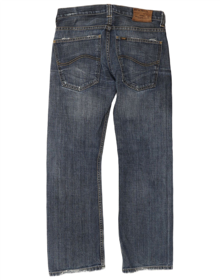 Jeans dritti Flint da donna Lee W30 L30 cotone blu